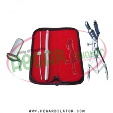 Hegar dilator Set of 2pcs 3-4, 13-14, mathieu anal speculum, collin large