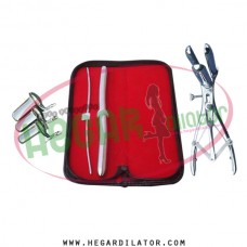 Hegar dilator Set of 2pcs 3-4, 13-14, mathieu anal speculum, collin 3pcs