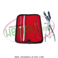 Hegar dilator Set of 2pcs 3-4, 13-14, 3 prong mathieu anal speculum