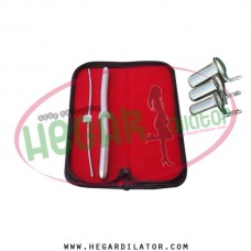 Hegar dilator Set of 2pcs 3-4, 13-14, collin speculum 3pcs