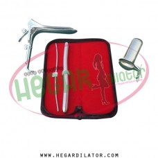 Hegar dilator Set of 2pcs 3-4, 13-14, grave speculum large, collin large