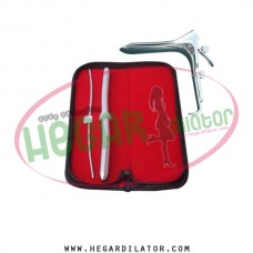 Hegar dilator Set of 2pcs 3-4, 13-14, grave speculum large