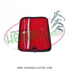 Hegar dilator Set of 2pcs 3-4, 13-14, grave speculum 3pcs