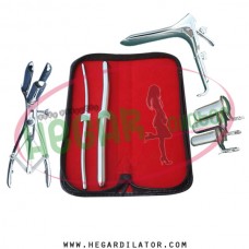 Hegar dilator Set of 2pcs 5-6, 11-12, matthieu speculum, grave speculum large, collin 3pcs