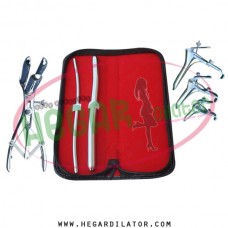 Hegar dilator Set of 2pcs 5-6, 11-12, mathieu speculum, grave 3pcs