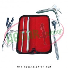 Hegar dilator Set of 2pcs 5-6, 13-14, pinwheel, mathieu speculum, grave large