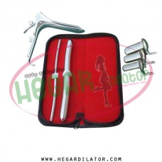 Hegar dilator Set of 2pcs 5-6, 15-16, grave speculum large, collin 3pcs