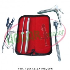 Hegar dilator Set of 2pcs 5-6, 15-16, pinwheel, mathieu speculum, grave small