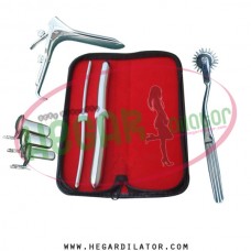 Hegar dilator Set of 2pcs 5-6, 15-16, pinwheel, grave speculum medium, collin 3pcs