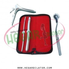 Hegar dilator Set of 2pcs 5-6, 15-16, pinwheel, grave speculum medium