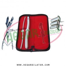 Hegar dilator Set of 2pcs 5-6, 17-18, mathieu speculum collin speculum 3pcs