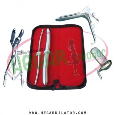Hegar dilator Set of 2pcs 5-6, 17-18, mathieu speculum grave speculum large, collin large