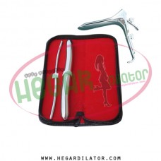 Hegar dilator Set of 2pcs 5-6, 17-18, grave speculum medium
