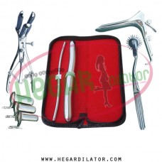 Hegar dilator Set of 2pcs 5-6, 17-18, pinwheel, mathieu speculum, grave large, collin 3pcs