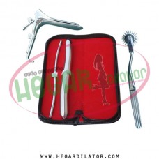 Hegar dilator Set of 2pcs 5-6, 17-18, pinwheel, grave medium