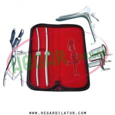 Hegar dilator Set of 2pcs 5-6, 7-8, mathieu spculum, grave speculum large, collin 3pcs