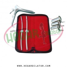 Hegar dilator Set of 2pcs 5-6, 7-8, grave speculum medium, collin 3pcs