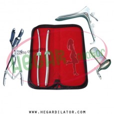 Hegar dilator Set of 2pcs 5-6, 9-10 mathieu anal speculum, grave large, collin large