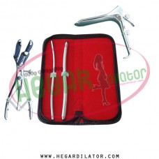 Hegar dilator Set of 2pcs 5-6, 9-10 mathieu anal speculum, grave large