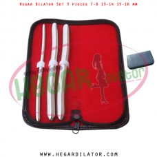 Hegar dilator set 3 pieces 7-8, 13-14 and 15-16 mm